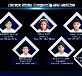 Sahodaya Skating Championship 2019 Medallists